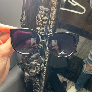 Black Louis Vuitton sunglasses